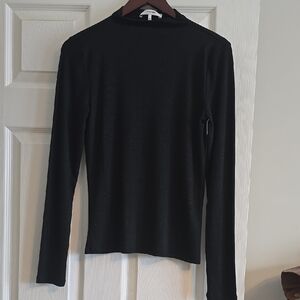 Frame Mock Neck Long Sleeve Top